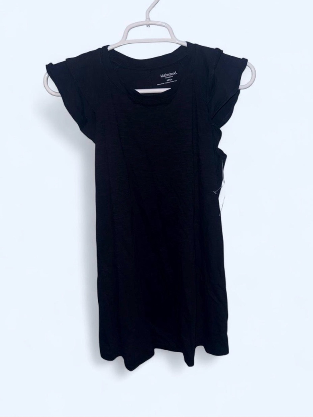 Motherhood Maternity Black Short-Sleeve Tee Top